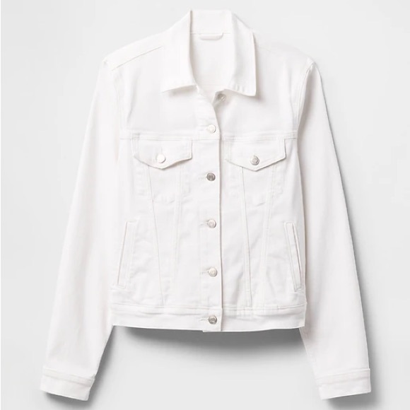 GAP White Denim Jacket - Size XL - Picture 2 of 6